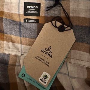 NWT PrAna Alfie Flannel